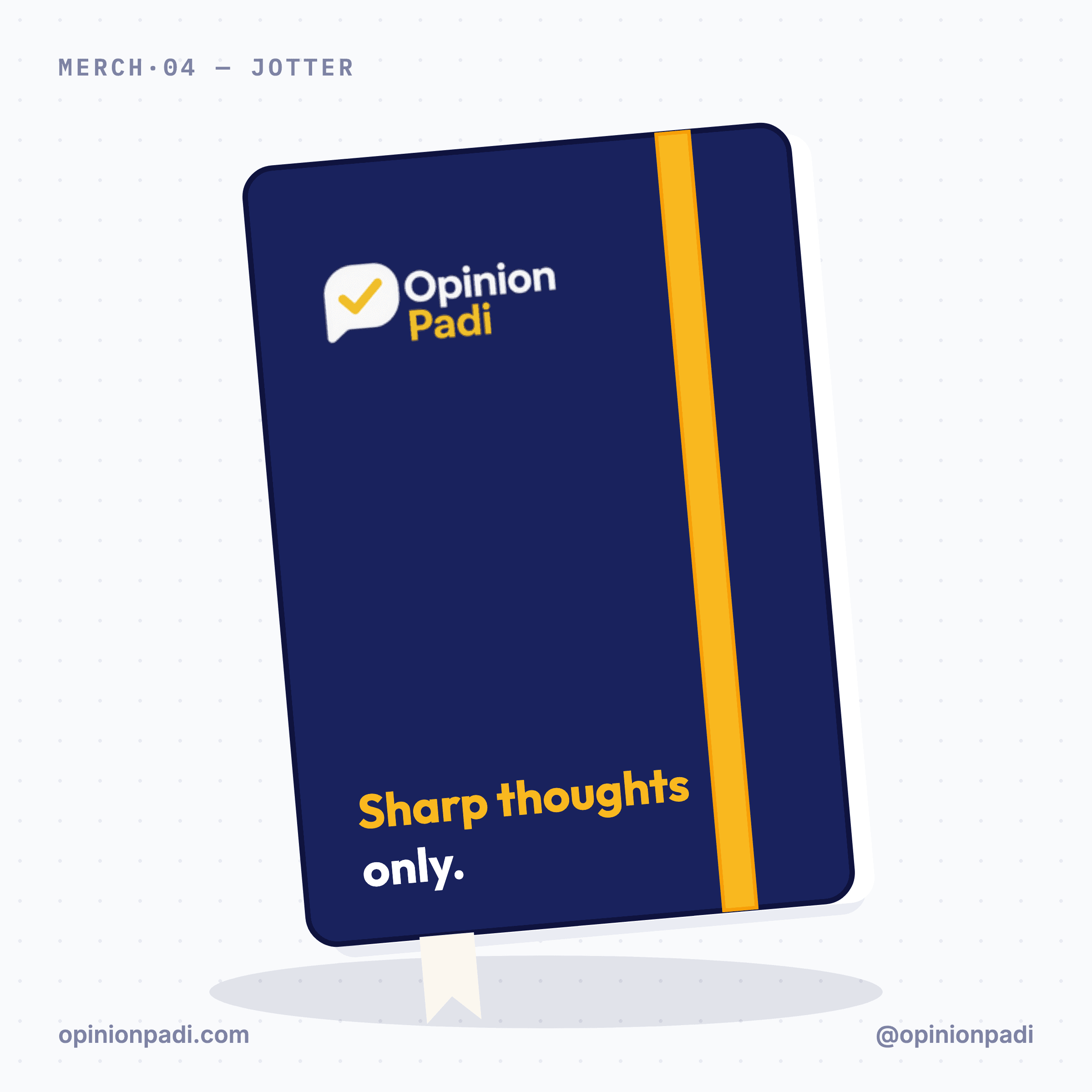 The Idea Jotter mockup
