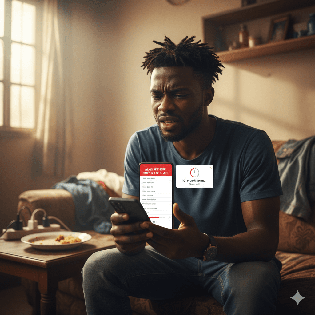 signup abandonment in Nigeria