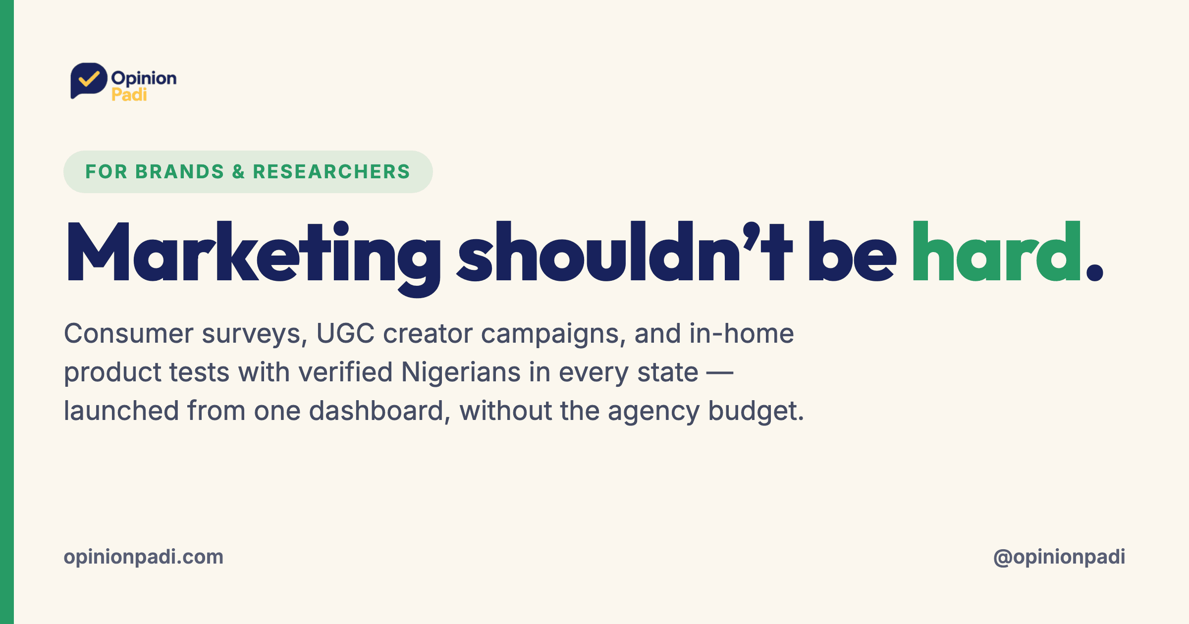 Business — marketing shouldn't be hard press flier preview