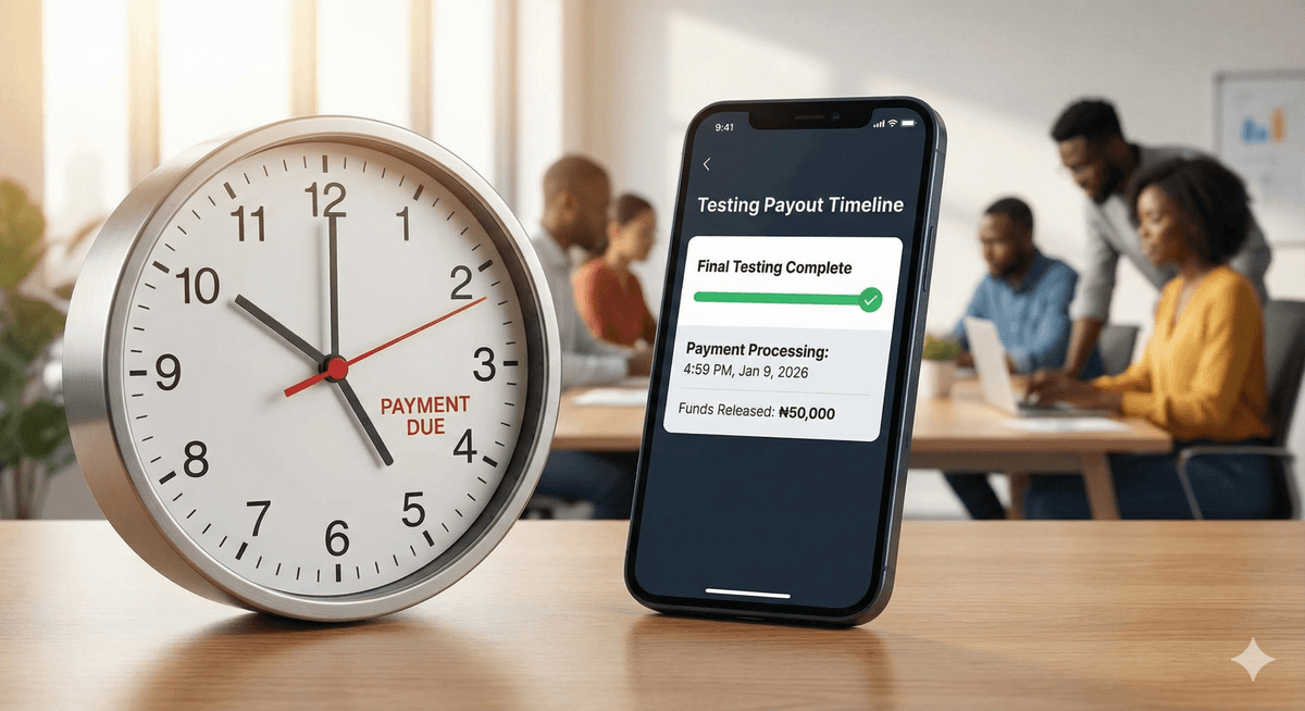 how long app testing pays take in 2026