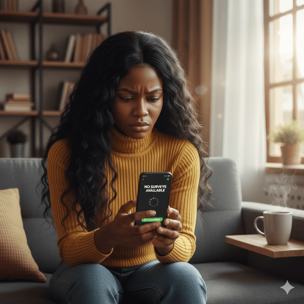 why surveys suddenly stop showing up